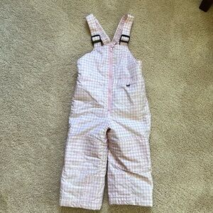 Girls 3t Columbia grey and pink snow suit